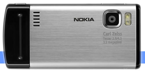 Nokia 6500 Slide arrière